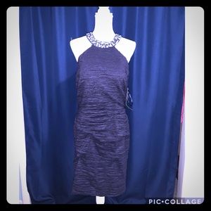 NWT Navy Jackie Jon Special Occasion Dress
